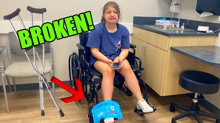 AUBREY BROKE her FOOT??!! AUBREY gets CRUTCHES