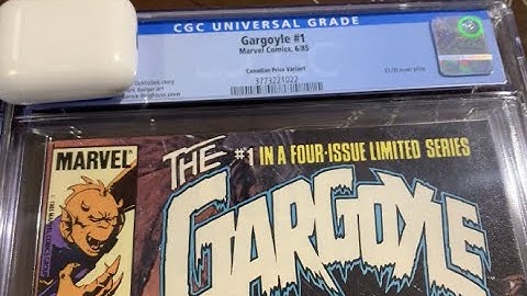 BEFORE PRESSING TO CGC Unboxing: Gargoyle #1 Canadian Price Variant