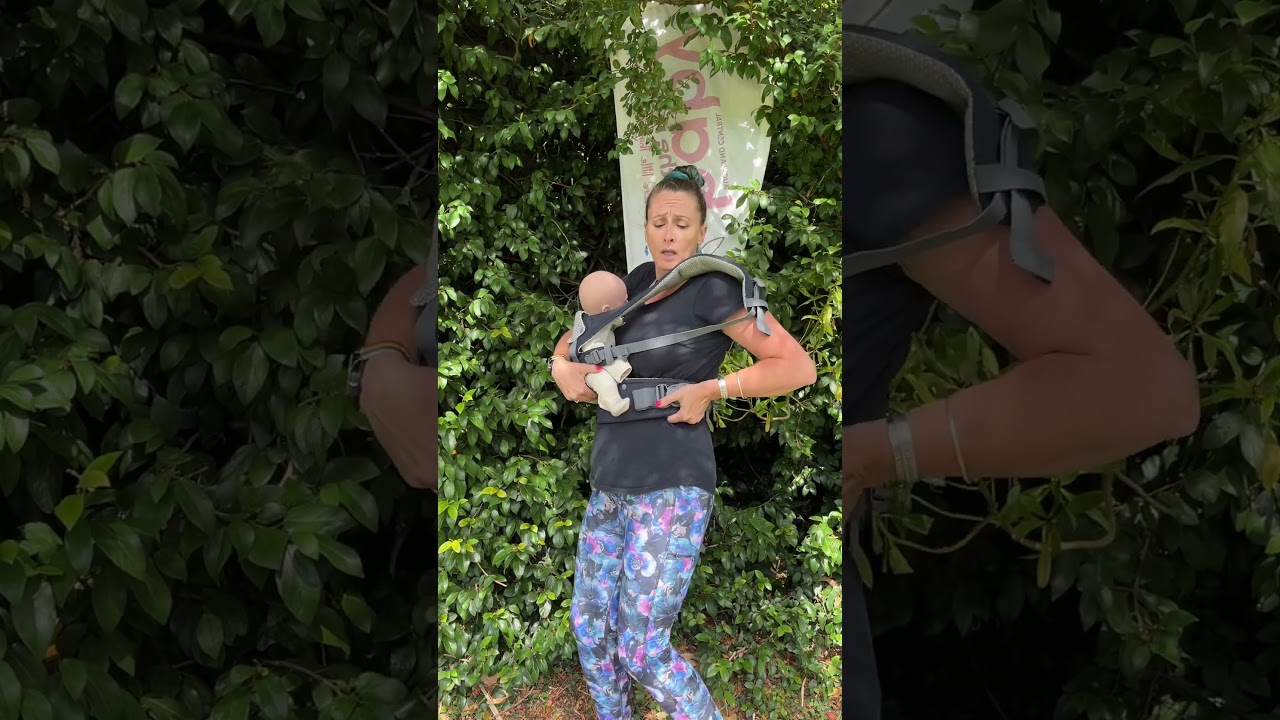 Как носить ребенка на спине в слинге Beco Gemini | Урок по ношению ребенка в слинге