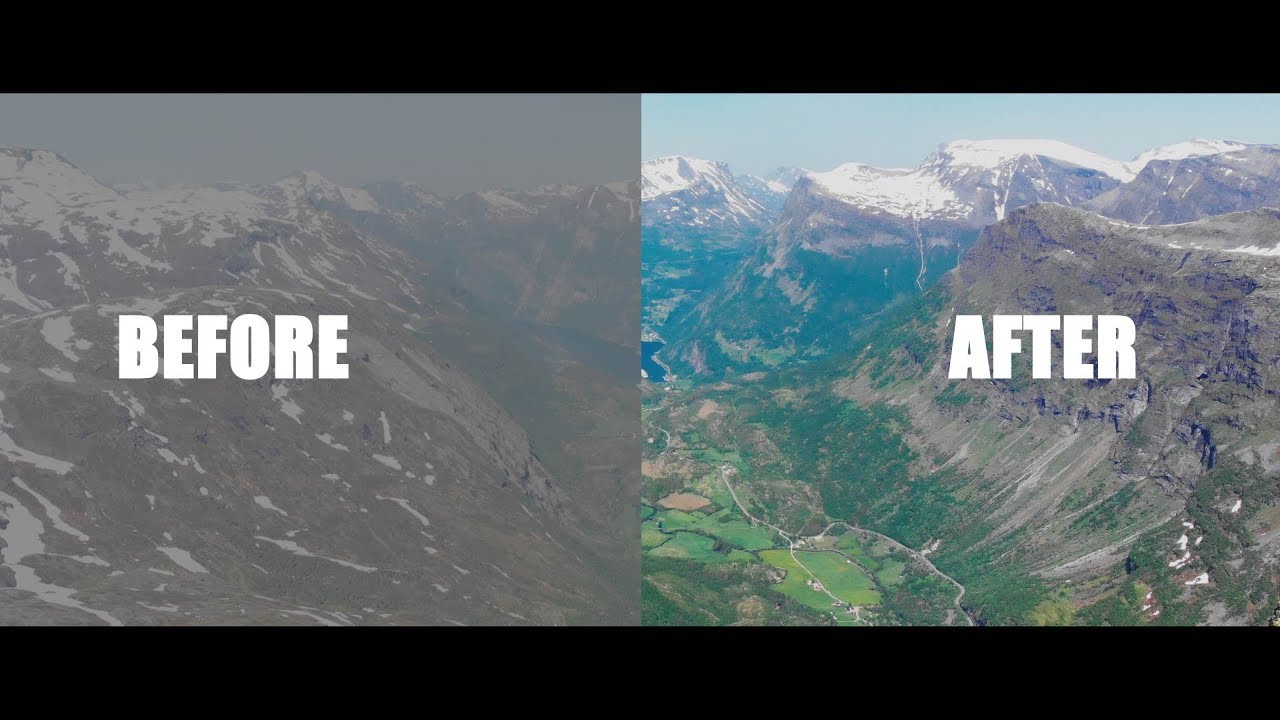 How to make your Mavic Air Footage Look Cinematic - YouTube