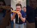 Big pizza Eating friends
