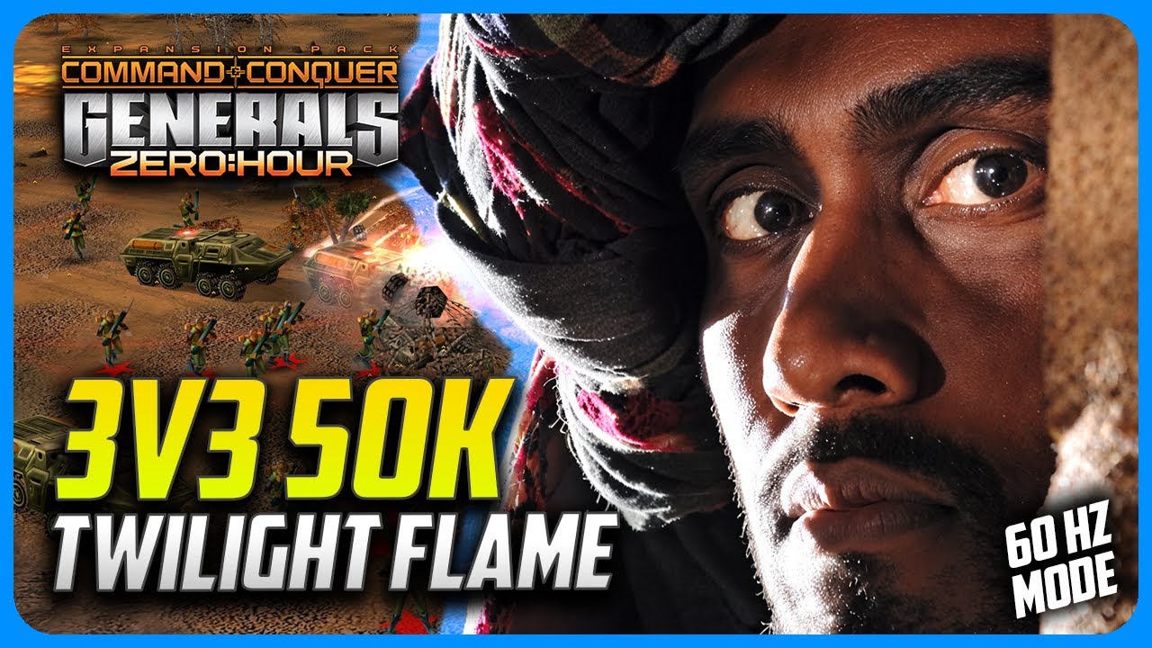 3v3 50k Twilight Flame, & FFA Flower Oases | Generals Zero Hour Online Multiplayer