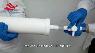 Customized PTFE purification column