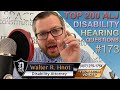 #173 of the 200 most common SSA disability ALJ hearing questions  SSI SSDI Benefits