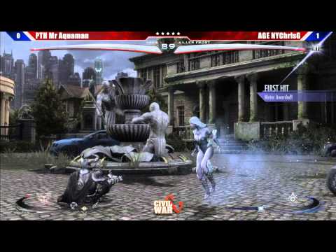 Injustice: Gods Among Us - Top 8 PTH Mr Aquaman vs AGE NYChrisG - Civil War V Tournament