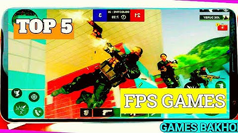 Top 5 Best FPS Games For Android 2021|High Graphics (Online/Offline)