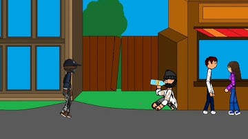 Psycho Gangsta Shooting People - Drawing Cartoon 2 (Animation)
