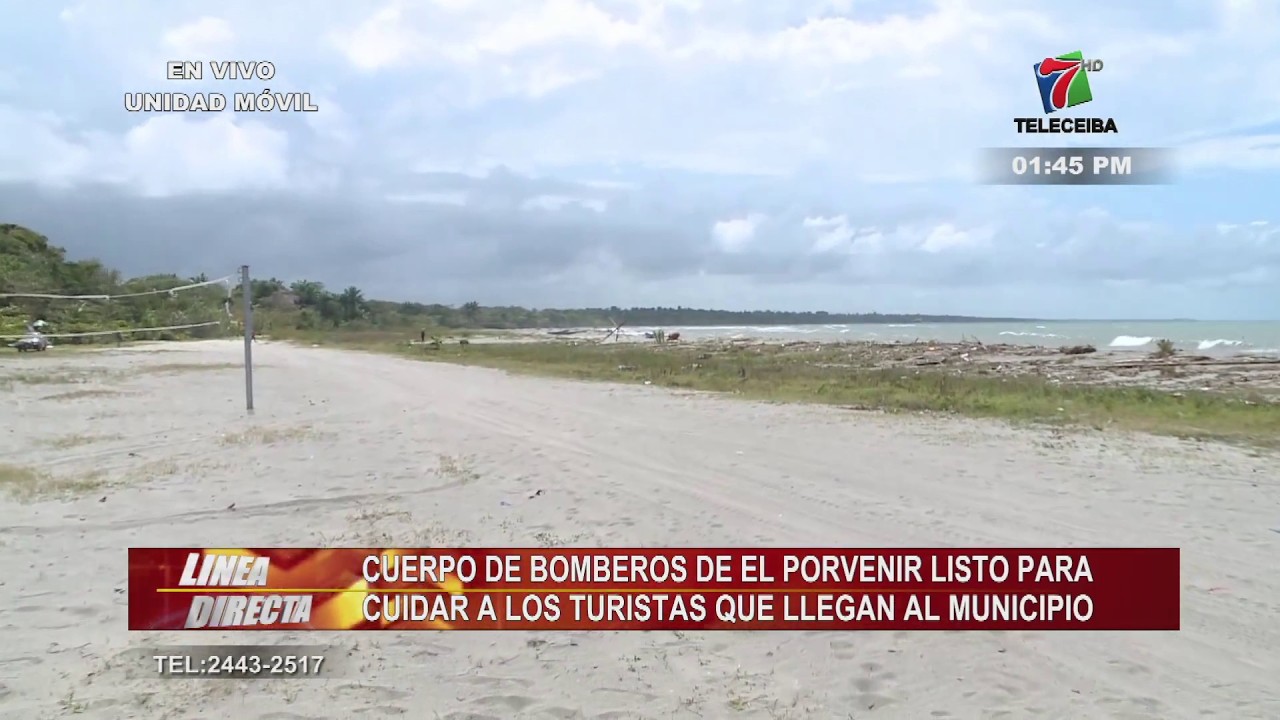 Bomberos de El Porvenir, Atlántida preparados para garantizar la seguridad de los turistas