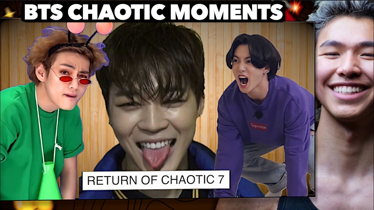 Athlete Reacts 'BTS Being Chaotic Together'