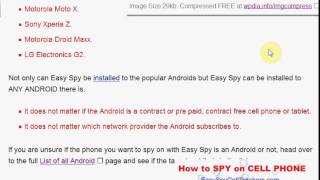 Easy Spy Cell Tracker for Android