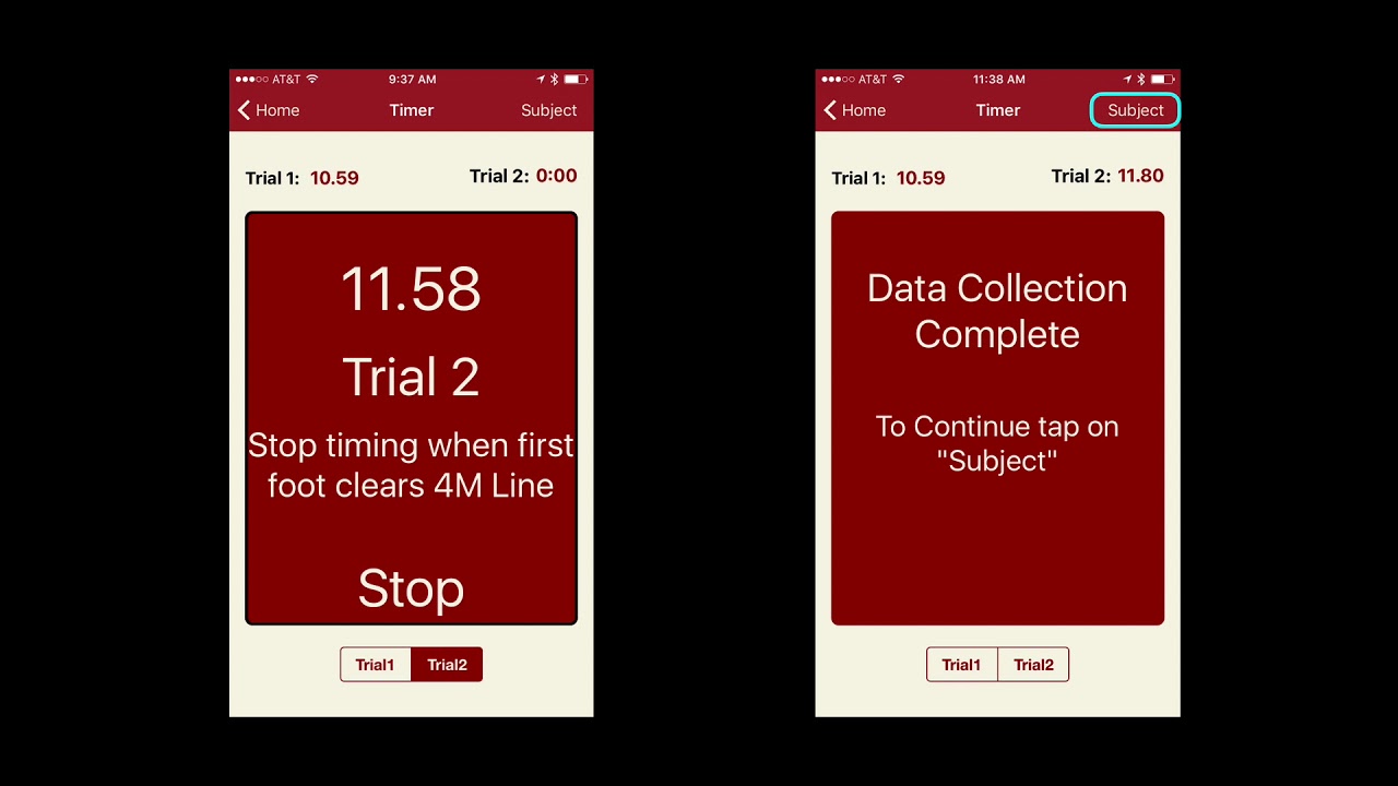 4MWT App Instructions - YouTube