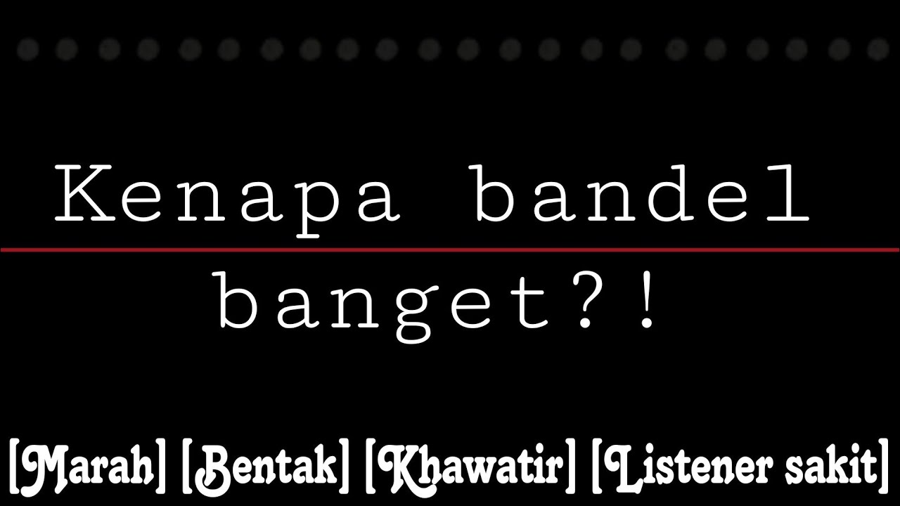 Marahin kamu | ASMR Cewek | [Marah] [Khawatir] [Listener sakit] [F4A]