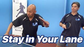 Stay in Your Lane Doubles: A New Table Tennis Game
