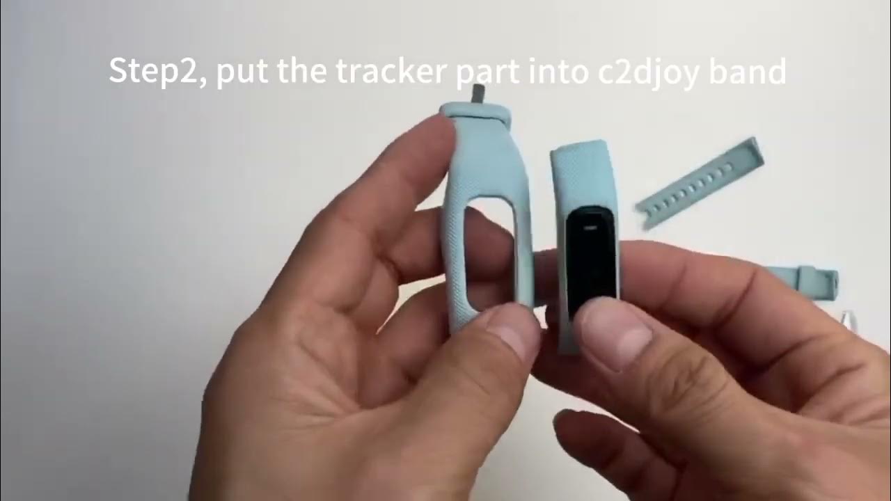 C2D JOY Strap TPU Wristband Compatible With Garmin Vivosmart 3/ Vivosport, Activity And Fitness Tracker (Black) Medium