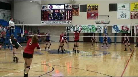Elizabeth Dill vs Midland 2012 Volleyball playoff ...