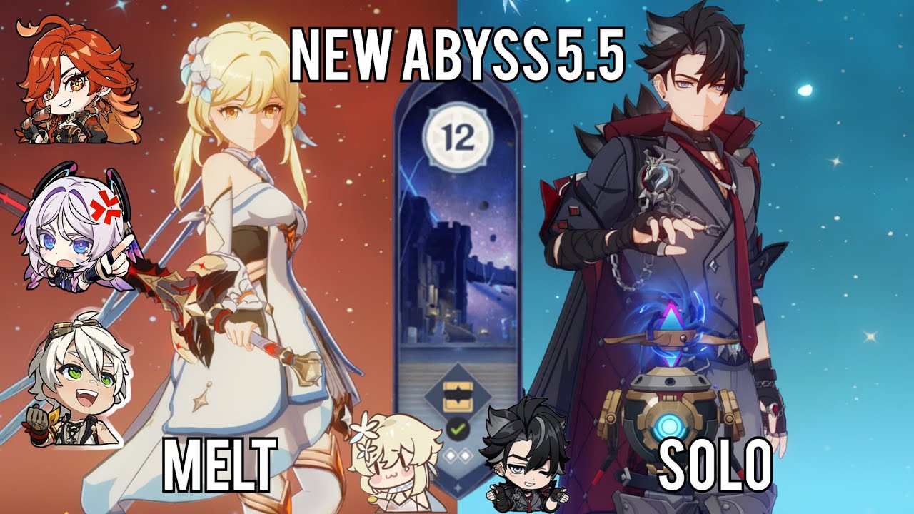 Traveler Pyro c6 & Wriothesley c6 Solo | Genshin Impact NEW Abyss 5.5 ...