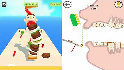 Sandwich Runner VS Help Me Tricky Puzzle - All Levels SpeedRun Gameplay Android iOS Ep1