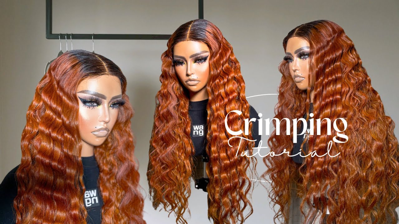 How to do soft crimps 😍 #howtocrimpawig #how_to_do_crimping #crimpson, How To Crimp A Wig