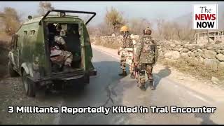 3 Millitants Reportedly Gunned Down In Tral Encounter