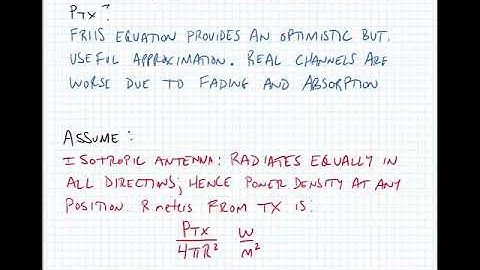 Lecture 3 - (Quick) Overview of the Wireless Channel