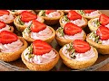 Kimse HAZIR PUDİNGLE Yaptığıma İnanmadı 😍 Çilekli Tartolet Tarifi 🍓