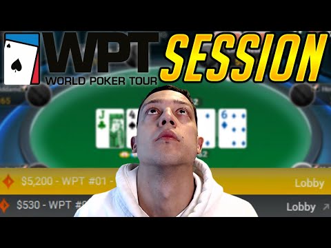 My First WPT Online Session! ($5,200 WPT Opener plus $530 WPT)