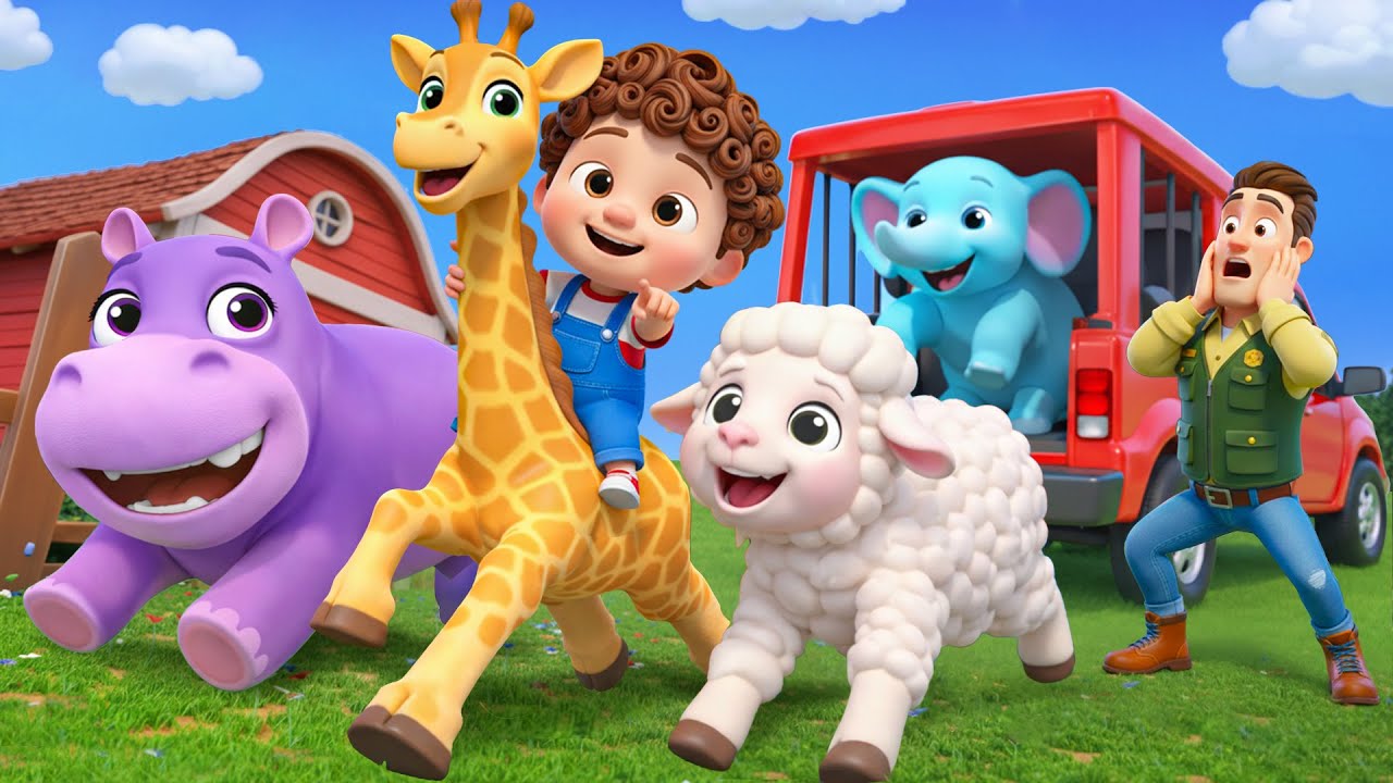 Peek-a-Zoo | Funny Zoo Animal Songs for Kids | Nursery Rhymes & Kids Songs | Funny Bobo