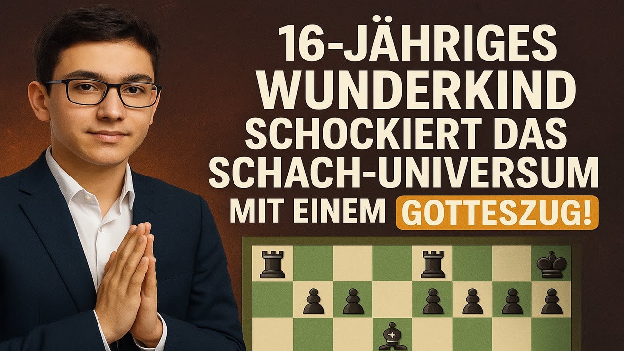 16-jähriges Wunderkind schockiert das Schach-Universum mit einem Gotteszug!