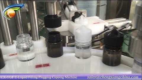 CX-YGF Eliquid Filling Plugging And Capping Machine for 120ml