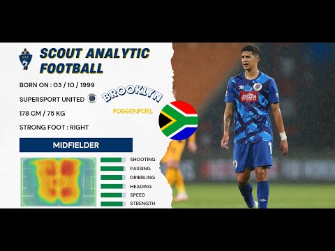 BROOKLYN POGGENPOEL (2024 - 2025) (MIDFIELDER - SUPERSPORT UNITED SOUTH AFRICA) BROOKLYN POGGENPOEL (2024 - 2025) (MIDFIELDER - SUPERSPORT UNITED SOUTH AFRICA) Thumbnail