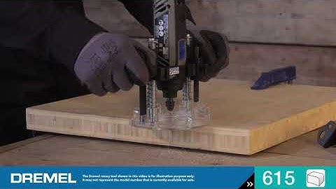 Dremel Accessory 615: Routing - Corner Rounding Router