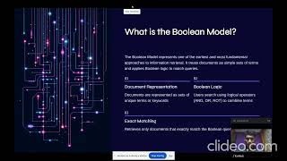 Boolean Model in Information Retrieval-Video Presentation