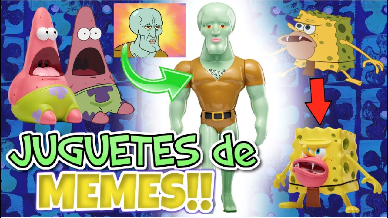 NOTICIAS: JUGUETES DE MEMES de BOB ESPONJA | CALAMARDO GUAPO & MÁS!! -  YouTube