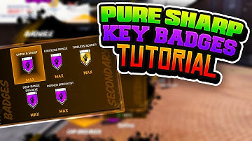 FASTEST METHOD TO GETTING YOUR PURE SHARPSHOOTER KEY BADGES!! EXPLAINED TUTORIAL NBA 2K18