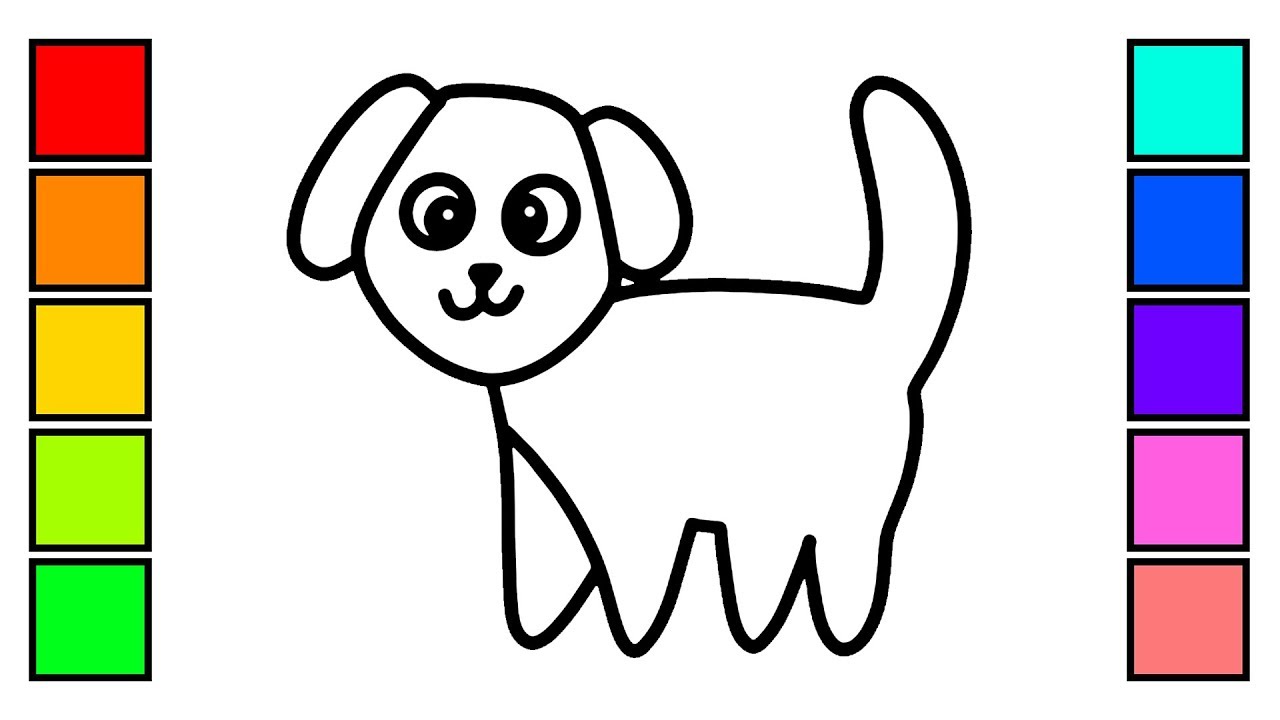  Cara  Menggambar  Anak Anjing Lucu dengan  Mudah  YouTube