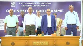 PSGCT - First Year BE/BTech orientation programme