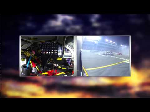 NASCAR in-car camera | Clint Bowyer Spins Out During Final Laps