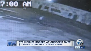 DTE Energy employee robbed at gunpoint on Detroit's west side, thief got away with only $2