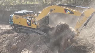 Caterpillar 352F Excavator Loading Mercedes And Man Trucks - Ascon Ltd