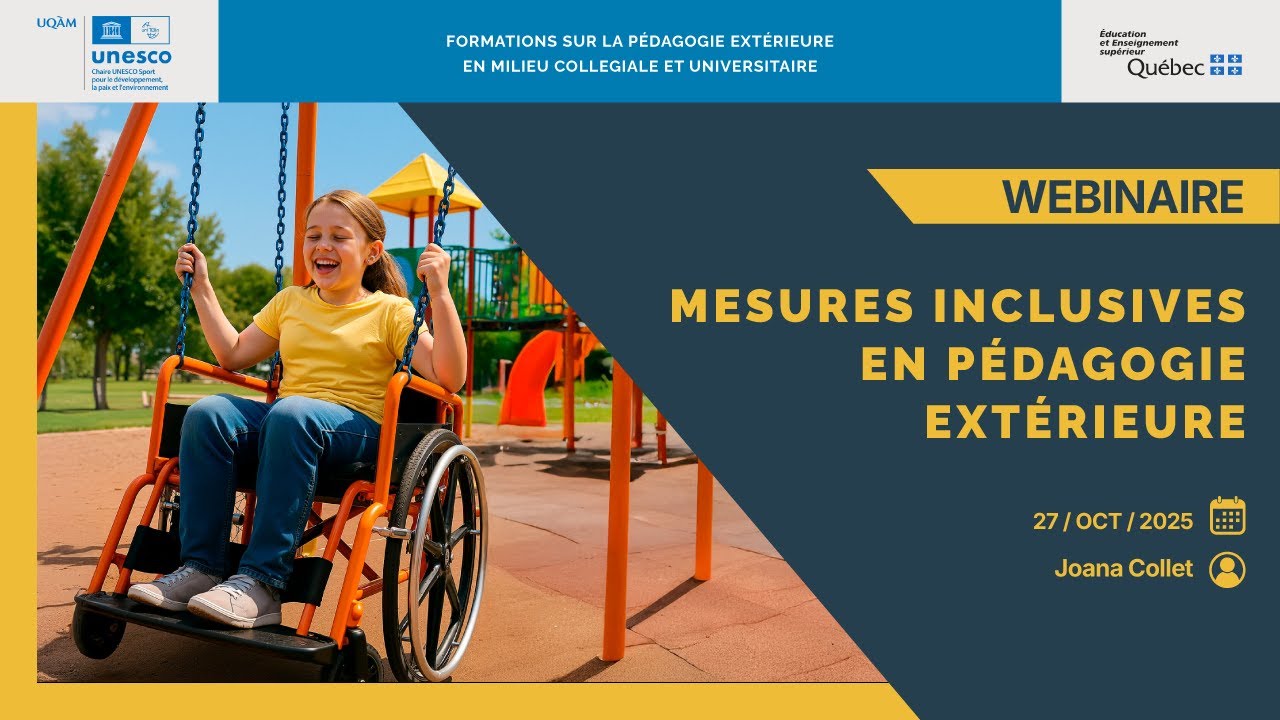 Webinaire 3 - Mesures inclusives en pédagogie extérieure (Joana Collet)