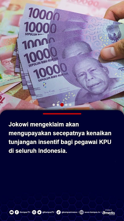 Jokowi Naikkan Tunjangan Insentif Pegawai KPU 50 Persen Jelang Pilkada 2024 #pilkada #jokowi #kpu