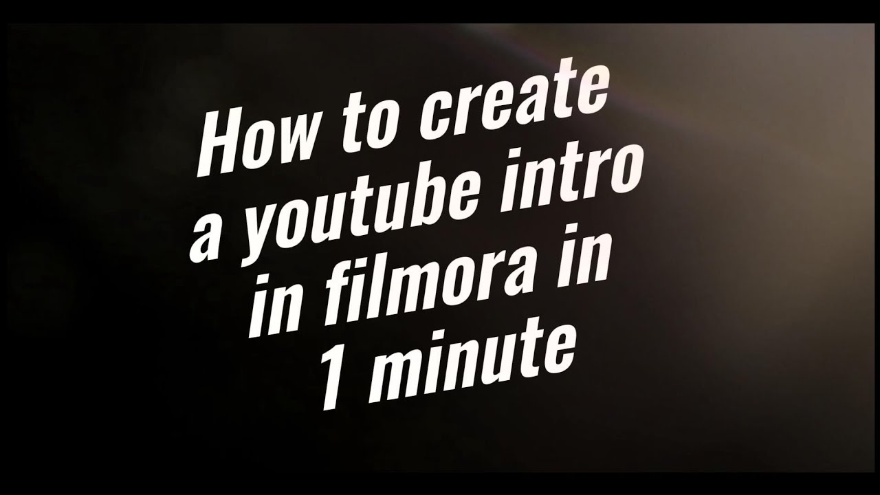 Create a Clean Logo Intro in Under 1 Minute | Filmora 14 Tutorial (Day ...