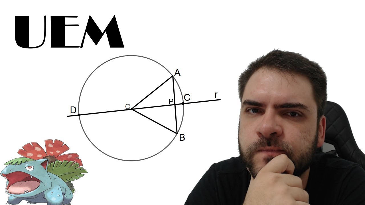 UEM/2017 Considere um círculo qualquer com centro O. Construa nesse círculo um ângulo central