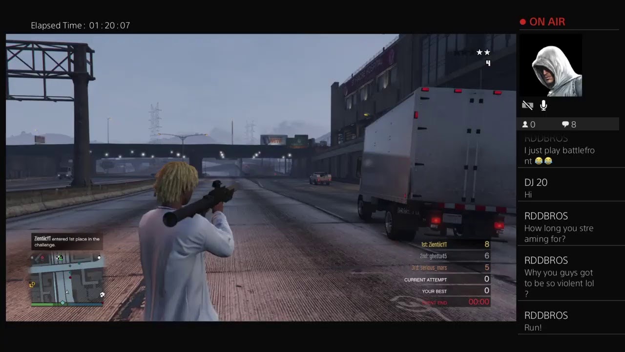 GTA Livestream Day# 4 road to 200 Q and A ft ZIENTIIC