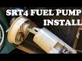 SRT4 neon fuel pump install Walbro 255 LPH