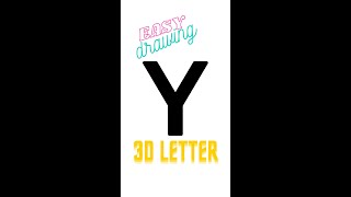 How to draw 3D letter 