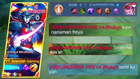 NEW ONE SHOT BUILD😮 | BROKEN BUILD | TOP 1 GLOBAL FREYA | FREYA BEST BUILD 2022 | MLBB