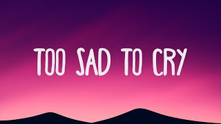 Download Lagu Sasha Sloan - Too Sad To Cry (Lyrics) MP3 Download Lagu Sasha Sloan - Too Sad To Cry (Lyrics) MP3