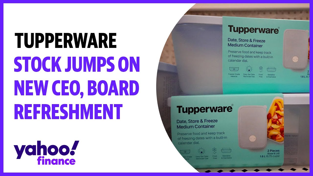 Tupperware stock jumps on new CEO, board refreshment
