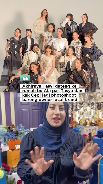 Tasyi Athasia dateng ke rumah Bu Ala pas Tasya Farasya dan kak Cepi Photoshoot